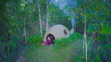 Girl Build The Most Creative Underground House