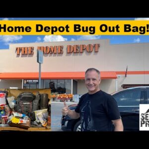 Home Depot Bug Out Bag! It Surprised Me!