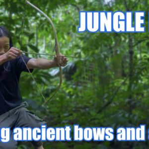 JUNGLE MAN hunts with an ancient bow - Survival Challlenge