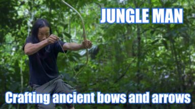 JUNGLE MAN hunts with an ancient bow - Survival Challlenge