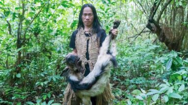 JUNGLE MAN's target this time is a wild goat - Survival Challenge