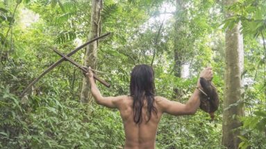 30 DAYS SURVIVAL  - JUNGLE MAN conquered the forest