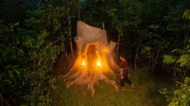 I Build The Most Amazing Tree House by Ancient Skills