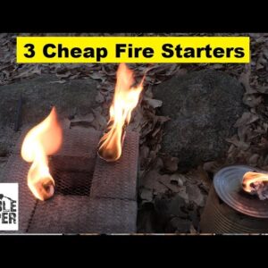 3 Ways to make Awesome Cheap Fire Tinder