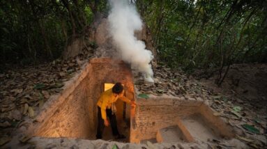 Build The Most Amazing Underground House by Ancient Skills