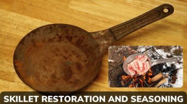 Corporals Corner Mid-Week Skills #1 Restoring a 120-Year-Old Rusted Skillet