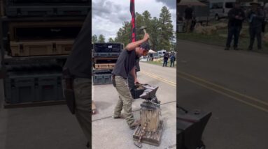 Lots of memories from Overland Expo. Here is one! 🔥 🔪