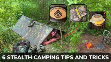 Solo Overnight Using 6 Stealth Camping Secrets That You Need to Know and  Egg and Cheese McMuffins