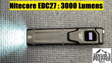 Nitecore EDC27 Flat Flashlight with 3000 Lumens