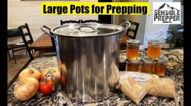 Why You Need a Large Cooking Pot for Prepping