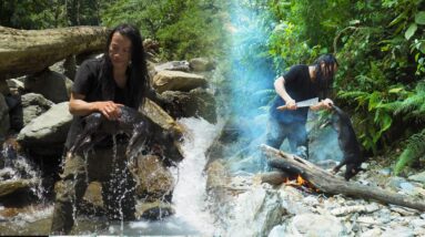 Primitive technology - The 6 month survival challenge in the jungle(full video)