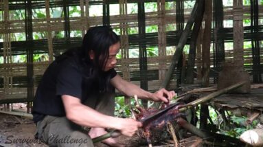 Solo Survival - No Fire, No Food, No Water, Fighting The Harsh Weather, facing Survival #6