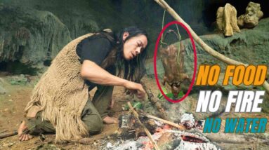 Solo Survival - No Fire, No Food, No Water, Fighting The Harsh Weather, facing Survival #13