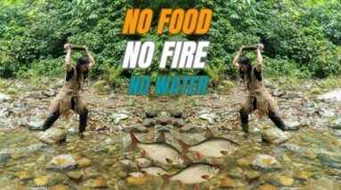 Solo Survival - No Fire, No Food, No Water, Fighting The Harsh Weather, facing Survival #14