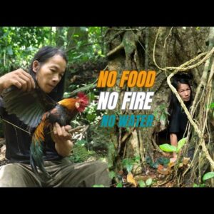 Solo Survival - No Fire, No Food, No Water, Fighting The Harsh Weather, facing Survival #19