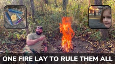 Corporals Corner Tips and Tricks Video #1 The One Fire Lay to Rule Them All