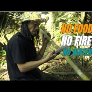 Solo Survival - No Fire, No Food, No Water, Fighting The Harsh Weather, facing Survival #33