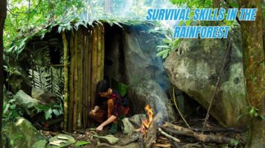 Survival Skills In The Rainforest (No Food, No Water, No Shelter) Survival Challenge #5