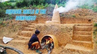 Survival Skills In The Rainforest No Food, No Water, No Shelter Survival Challenge #11