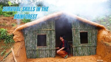 Survival Skills In The Rainforest No Food, No Water, No Shelter Survival Challenge #13