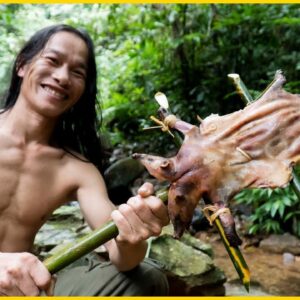 Primitive technology - The 6 month survival challenge in the jungle #2
