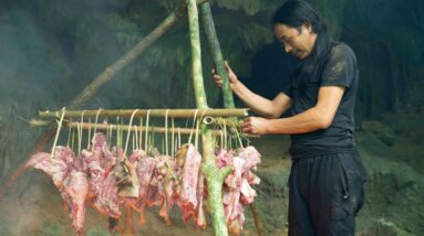 Primitive technology - The 6 month survival challenge in the jungle #3