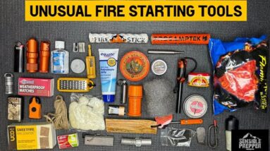 15 Unusual Fire Starting Tricks