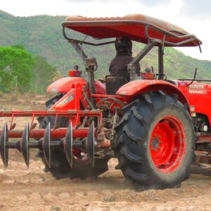 Tractor​ KUBOTA clear the rice fields \ KUBOTA M6040 SU Working 2024