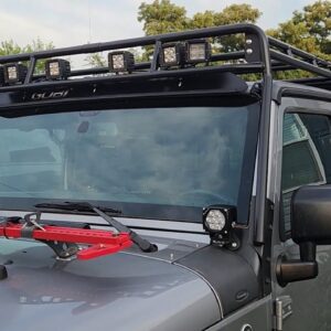 GOBI RACKS Jeep JK 2DRStealth Rack· Multi-Light/ 50″ LED Setup