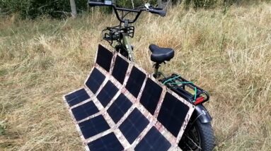How to charge an e-bike in the field!
