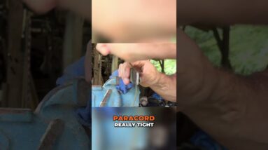 How to Wrap a Paracord Knife Handle for Ultimate Durability! SDN is on RUMBLE link in description