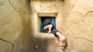 Girl Build The Most Secret UNDERGROUND Tunnel House