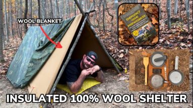Trap Heat with an Insulated Wool Shelter New Book Deal and Skillet Wars