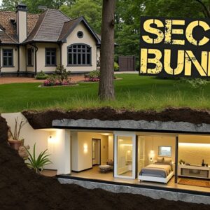 Men Build SECRET BUNKER Under a House | Start-to-Finish Process Revealed  by @AtlasSurvivalShelters‬