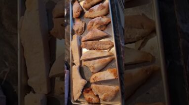 Freeze drying chicken