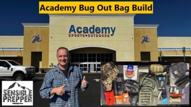 Academy Sports Bug Out Bag Build Adventure!