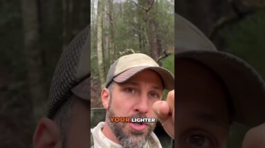 Don't waste lighter fuel drying tinder! Use this! | SD News is on Rumble, link in description