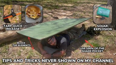 Never Before Seen Tips and Tricks for Solo Overnighters and a DIY McGriddle Sandwich