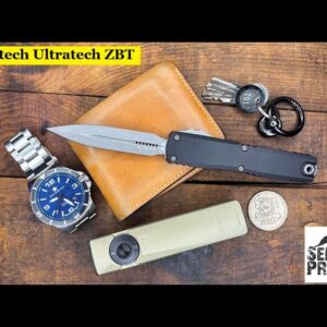 Microtech Ultratech ZBT OTF Knife Zero Blade Play