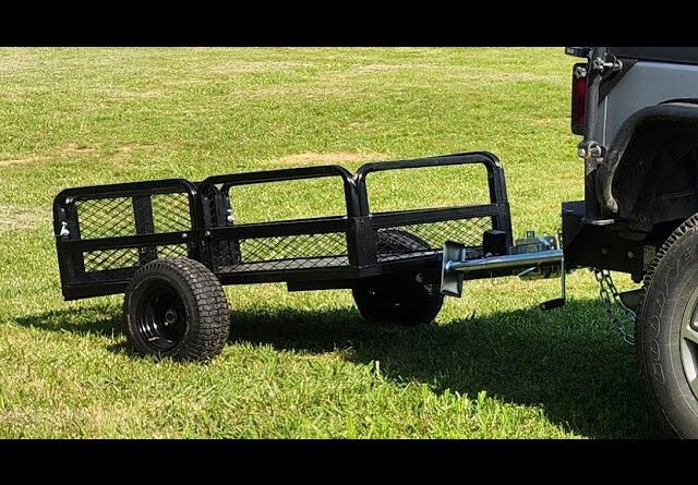 Mockins Utility Trailer, built for ATV UTV heavy-duty hauling
