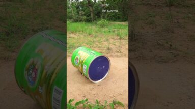 Survival Skills: USEFUL tips with Underground parrot trap #parrottrap #outdoors #shorts