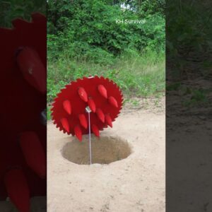 Survival Skills: Underground parrot trap #shorts #parrottrap