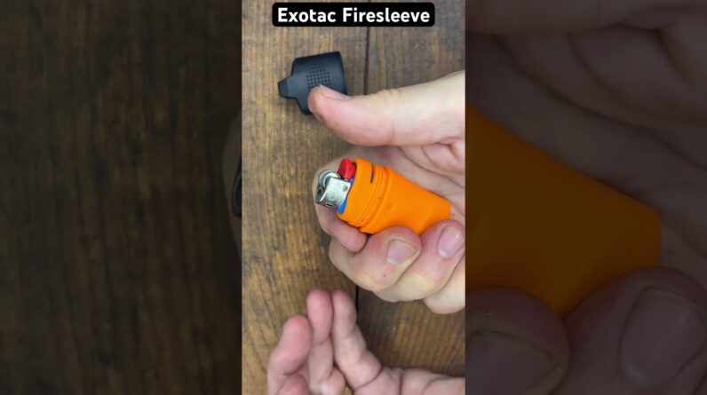 Exotac Firesleeve Mini for the Mini Bic Lighter!