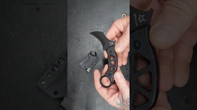 Fox Knives Tribal Fixed Blade Karambit Knife Designed By Doug Marcaida