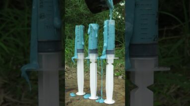 Survival Skills: SMART idea and USEFUL with SAVE Water and SOAP 🧼 #survival #outdoors #camping