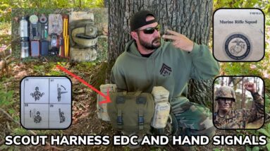 Bug Out Harness Gear Loadout with Basic Hand and Arm Signals
