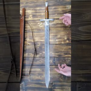 Custom Damascus Steel Sword - Dagger/Legendary Hunting Sword