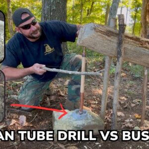 Core Like an Egyptian Using a Copper Bushcraft Tube Drill