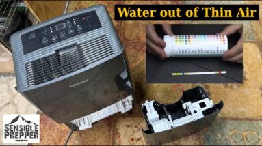 Water out of Thin Air? Using a Dehumidifier! Is it Safe to Drink?