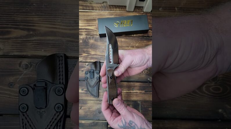 lundgren Persian Fixed Blade Knife - 4.13" Blade Sleipner Steel Tactical  https://amzn.to/4qE0XO2